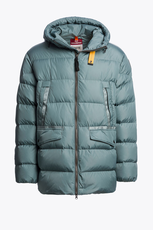 Parajumpers SALLINS - HOODED DOWN PARKA GREEN-BLUE 26WMPMPUTT02P080782