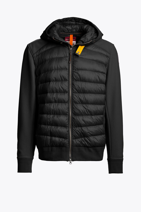 Parajumpers BUCK - HYBRID JACKET BLACK 26WMPMHYWU04P100541