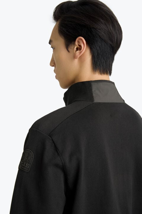 Parajumpers SHETLAND - FULL-ZIP CARDIGAN BLACK 26SMPMKNTM02P410541