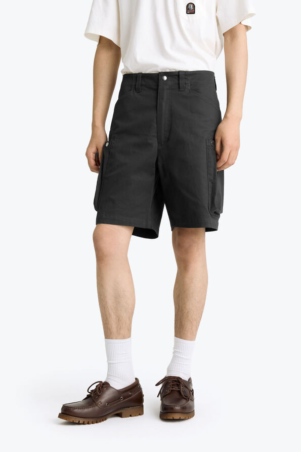 Parajumpers CLEVELAND &ndash; SHORT PANTS BLACK 26SMPMPAHI04P180541