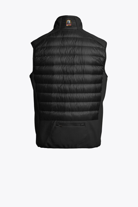 Parajumpers ZAVIER - HYBRID VEST BLACK 25WMPMHYWU03P330541