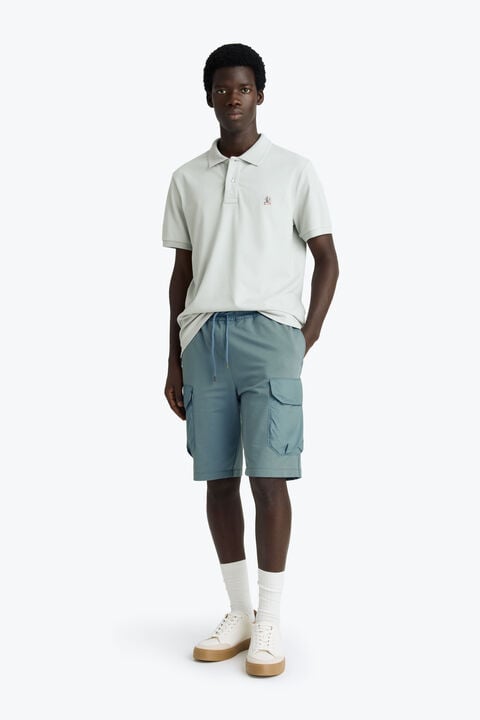 Parajumpers WELLINGTON - POLO SHIRT FRESH GREY 26SMPMPOEK01P120271