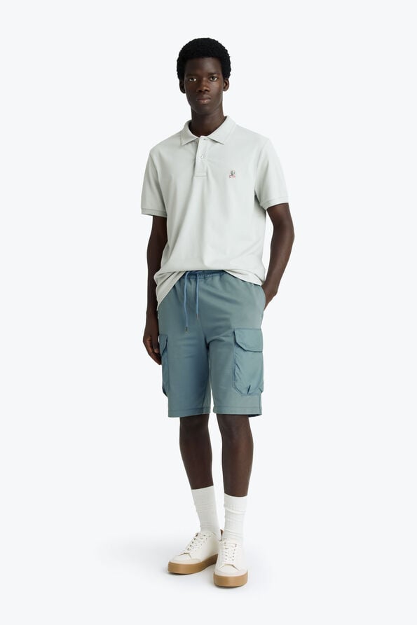 Parajumpers WELLINGTON - POLO SHIRT FRESH GREY 26SMPMPOEK01P120271