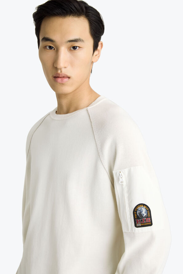 Parajumpers BARR - CREWNECK SWEATER INK BLUE 26SMPMKNRK08P340571