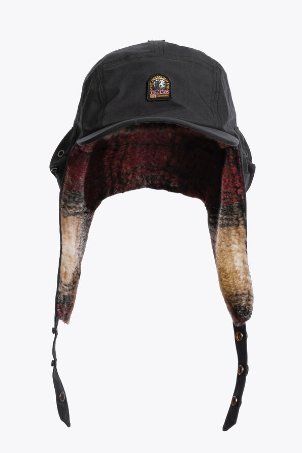 Parajumpers AVIATOR - TRAPPER HAT BLACK 25WMPABCHA51PAK0541