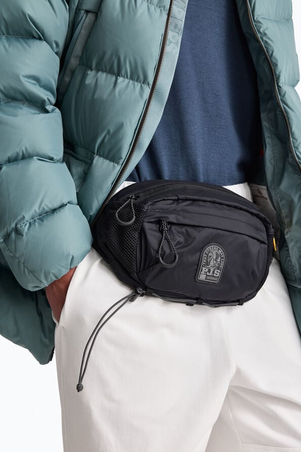 Parajumpers EDRIC - BUM BAG BLACK SPEMPABABA040000541