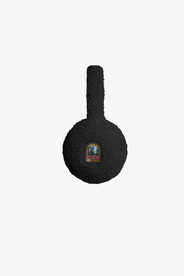 Parajumpers RAWAM - CURLY FLEECE EARMUFFS BLACK 26WMPAHBHA40PAN0541