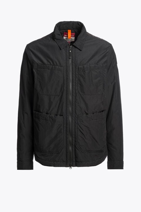 Parajumpers WISNER - PADDED OVERSHIRT BLACK 26WMPMOSQD01P330541