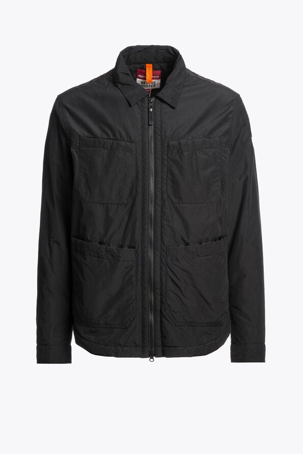 Parajumpers WISNER - PADDED OVERSHIRT BLACK 26WMPMOSQD01P330541