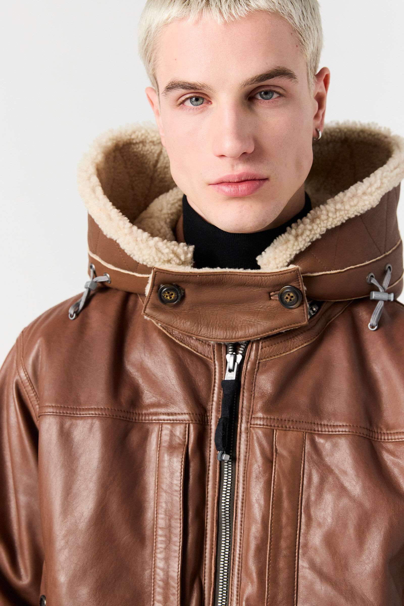 JULIUS SPECIAL - LEATHER BOMBER JACKET CLAY | Parajumpers®