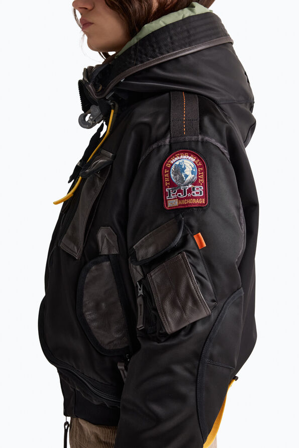 Parajumpers GOBI 20TH - DOWN BOMBER BLACK 26WMPWJKBV31P520541