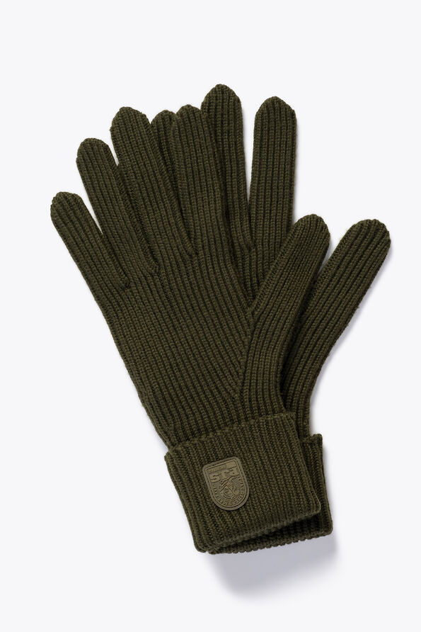 Parajumpers PLAIN - MERINO WOOL GLOVES DEEP MOSS 25WMPAGLGL15PAT0117