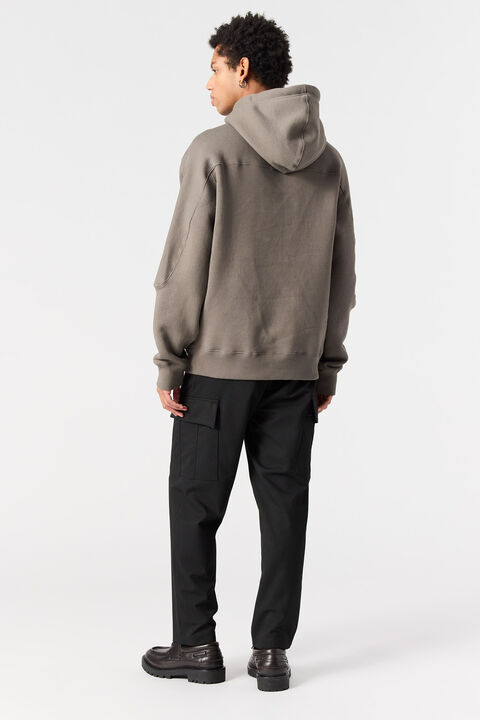 Parajumpers ELIJAH - HOODED FLEECE OLIVE GREY 25WMPMFLHG02P530103