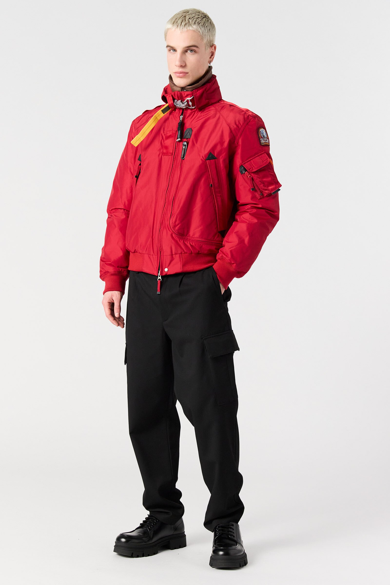 FIRE S. - HOODED BOMBER RED | Parajumpers®
