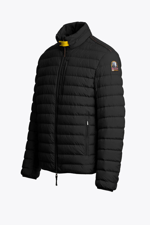 Parajumpers UGO - SHORT DOWN JACKET BLACK 26SMPMPUSL04P040541