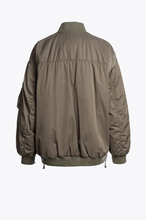 Parajumpers BOMB - REVERSIBLE BOMBER OLIVE GREY 25WMPWJKIN32P960103