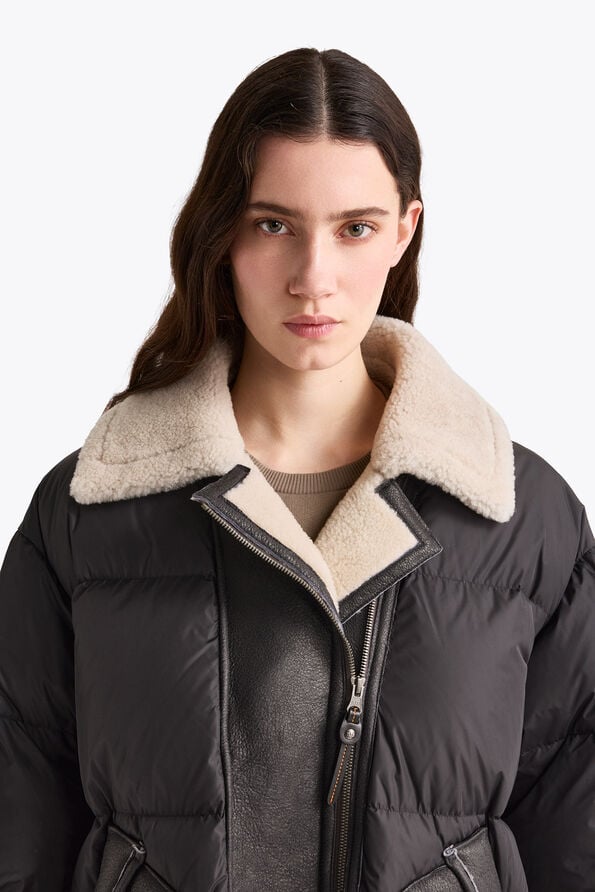 Parajumpers CHYNA - SHORT PUFFER IVORY 26WMPWJKHN31P550531