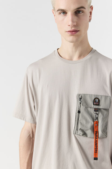 Parajumpers MOJAVE - T-SHIRT CHATEAU GREY  -  NOWHERE 25WMPMTSRE07P59B036