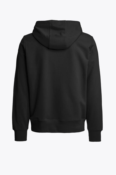 Parajumpers EVEREST - HOODED FLEECE BLACK 26SMPMFLEY22P100541