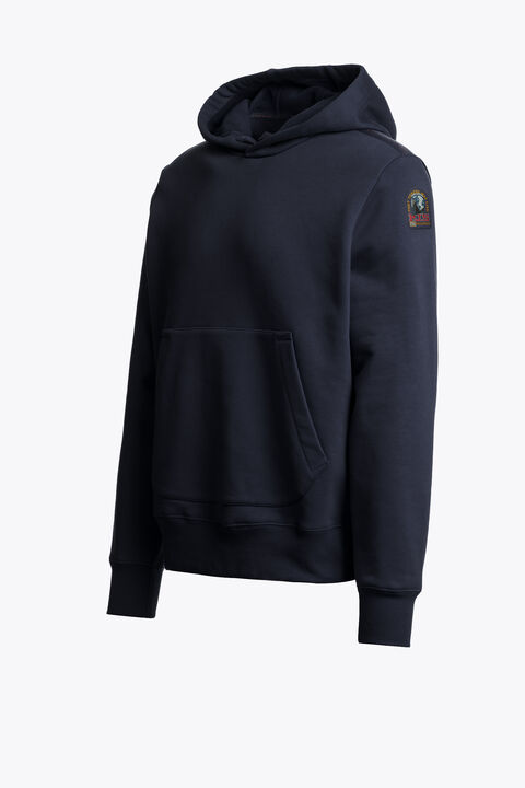 Parajumpers EVEREST - HOODED SWEATSHIRT BLUE NAVY 26WMPMFLEY22P160316