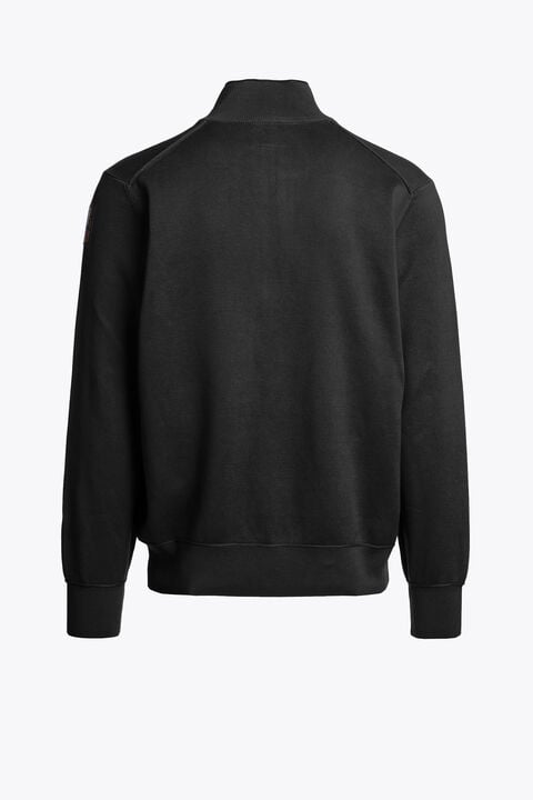 Parajumpers BASIC SCOE - HALF ZIP CARDIGAN BLACK 26WMPMKNKC06P140541