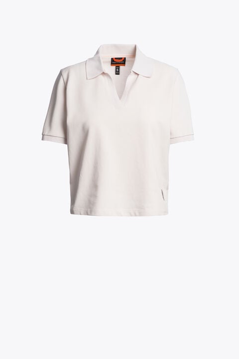 Parajumpers GINAN - POLO SHIRT BLUSH WHITE 26SMPWPORQ33P650281