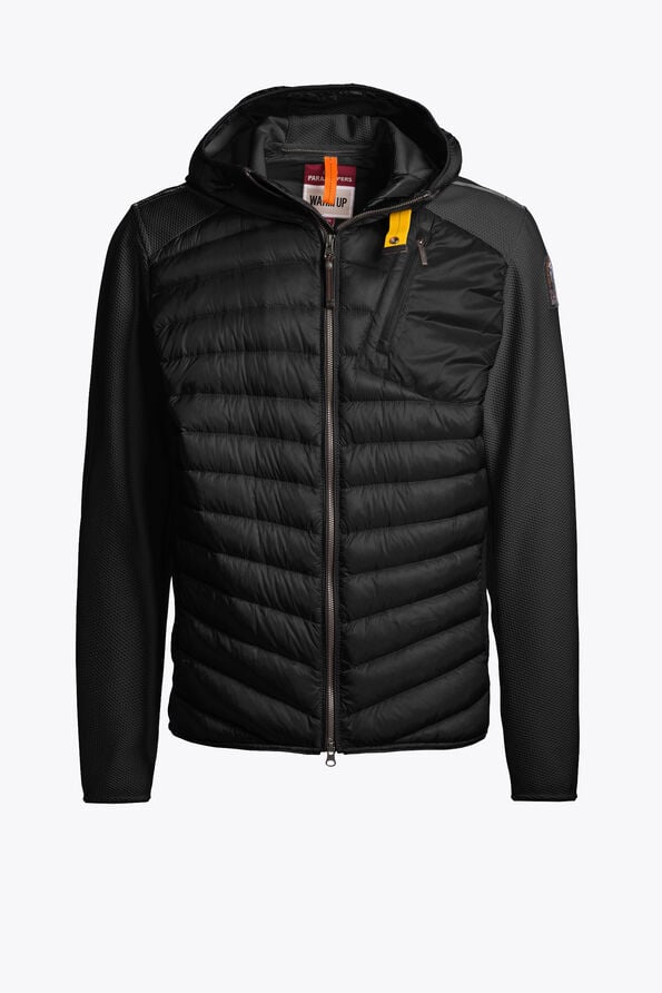 Parajumpers NOLAN - HYBRID JACKET BLACK 26SMPMHYWU02P050541