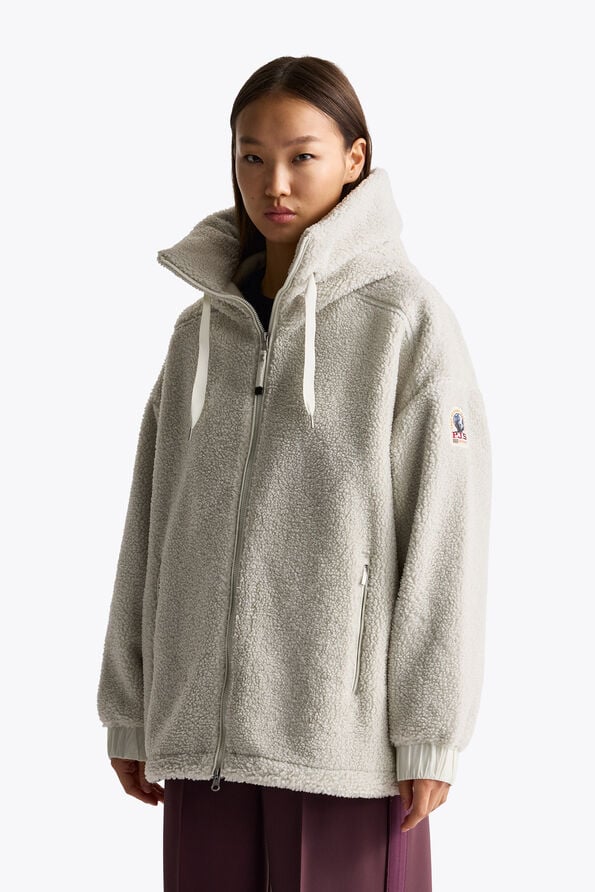 Parajumpers NOELLE - FULL-ZIP SWEATSHIRT BLACK 26WMPWFLPF33P640541