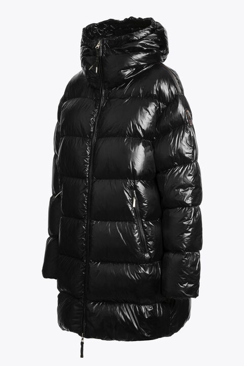 Parajumpers IVONNE - LONG DOWN JACKET BLACK 25WMPWPULP33P750541