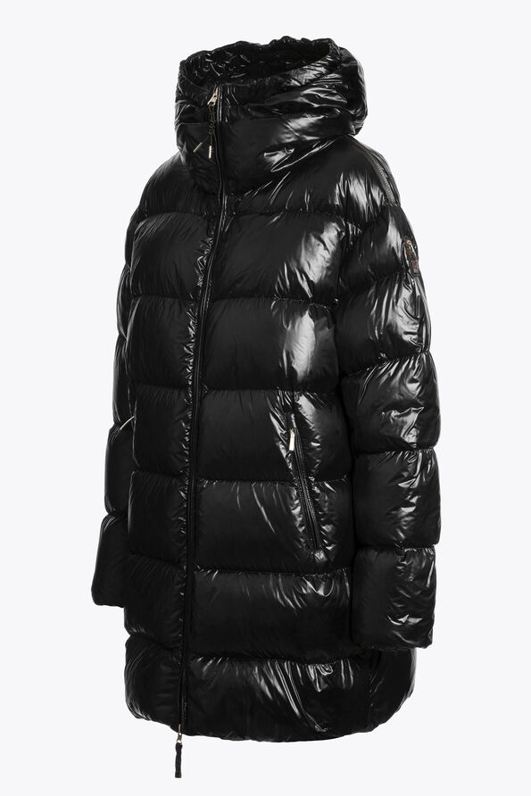 Parajumpers IVONNE - LONG DOWN JACKET BLACK 25WMPWPULP33P750541