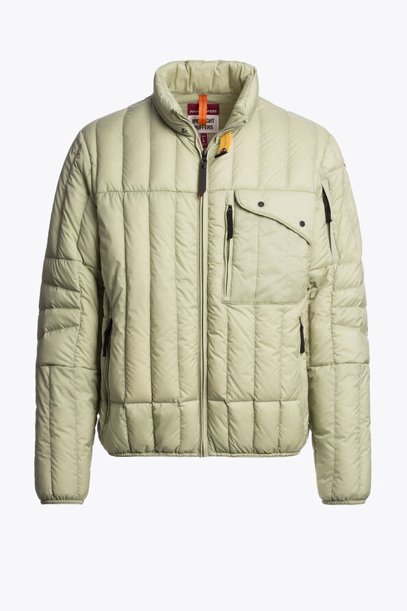 Parajumpers KUON - SHORT PUFFER ASPARAGUS 26SMPMPUIP01P240342