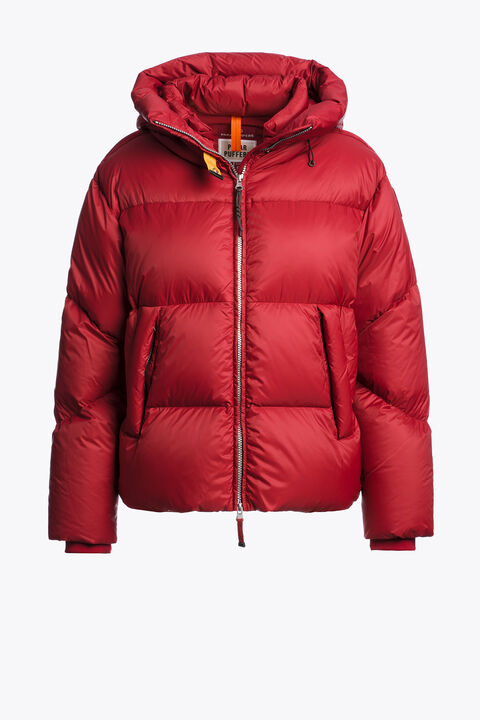 Parajumpers VANIA - SHORT PUFFER RIO RED 25WMPWPUPP31P740310