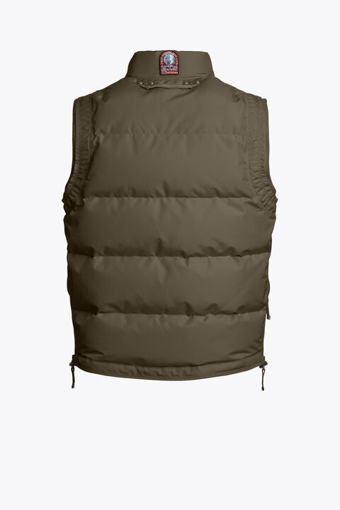 Parajumpers KOBUK - DOWN VEST OLIVE GREY 25WMPMJKMA05P010103