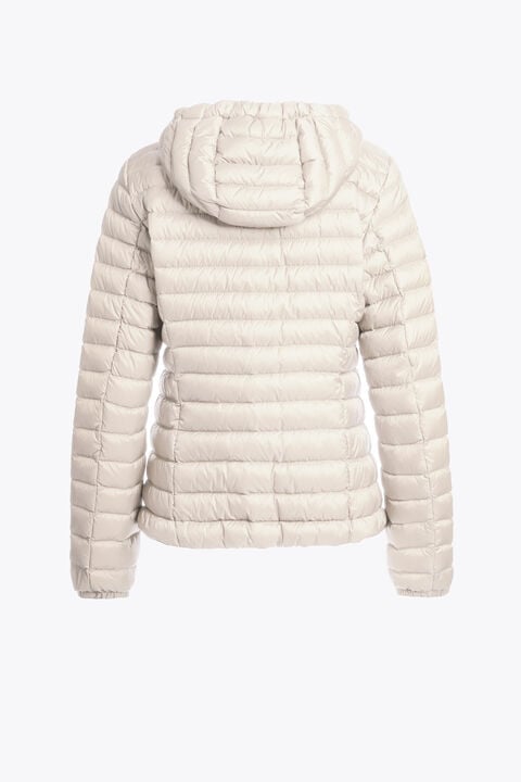 Parajumpers GENIE - HOODED DOWN JACKET BLUSH WHITE 26SMPWPUSL33P530281