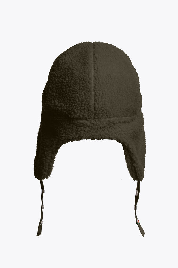 Parajumpers VEVEY - CURLY FLEECE JOCKEY HAT TAGGIA OLIVE 26WMPAHAHA41PAN0218
