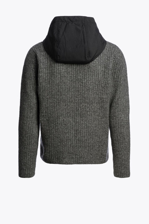 Parajumpers NOTAK - CREWNECK SWEATER BLACK 25WMPMKNWK03P490541