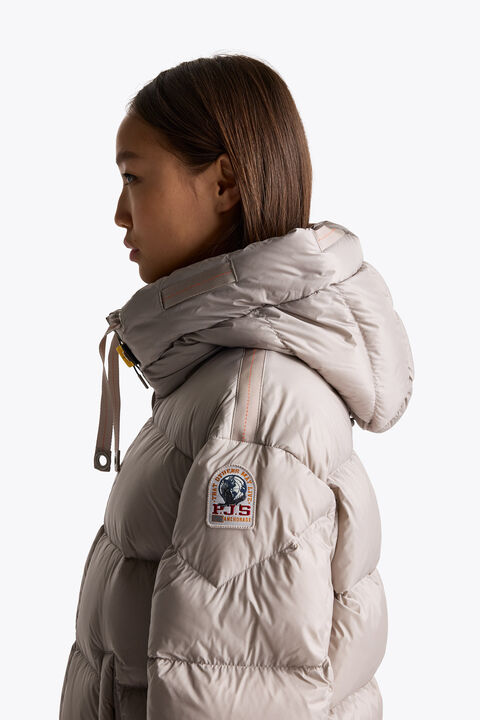 Parajumpers TILLY - HOODED DOWN JACKET MID GREY 26WMPWPUHY32P570137