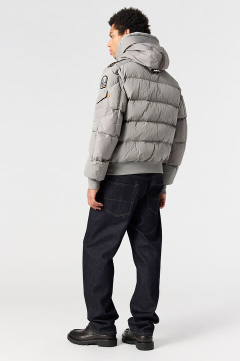 Parajumpers WILMONT - HOODED BOMBER BLACK 25WMPMPUHF02P170541