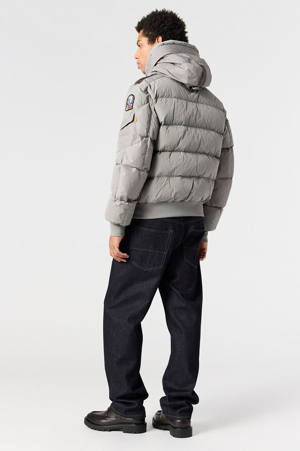 Parajumpers WILMONT - HOODED BOMBER BLACK 25WMPMPUHF02P170541