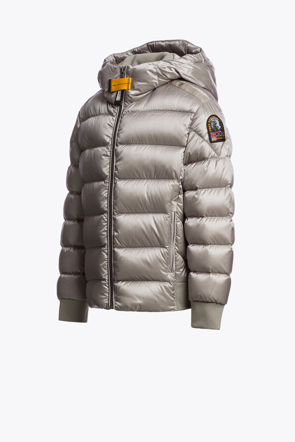 Parajumpers PHARRELL - BOMBERJACKE MIT KAPUZE MID GREY 26WMPBPUSX73PBC0137