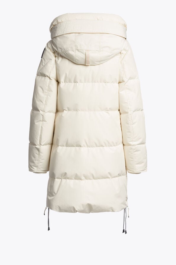 Parajumpers LONG BEAR - HOODED PARKA WARM IVORY 26WMPWJKMA33P510132