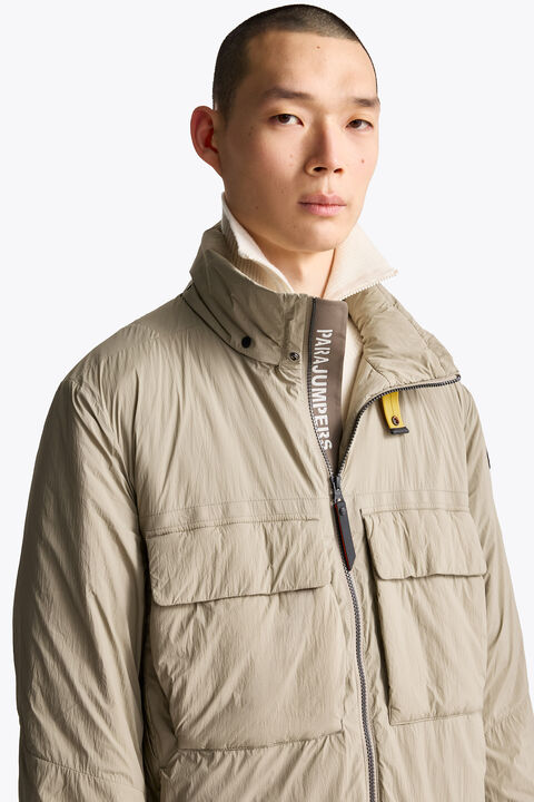 Parajumpers AOINO - ショートジャケット MUTED KHAKI - SLATE MUD 26WMPMJKLB01P24B077