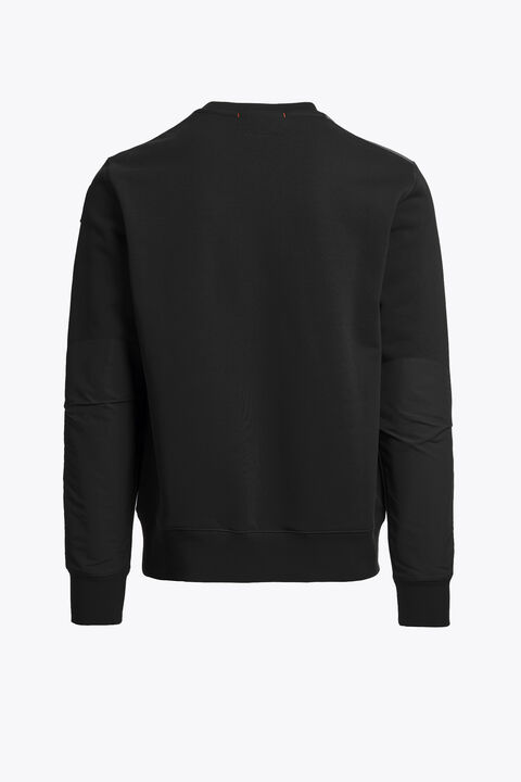 Parajumpers FERGUS - RUNDHALS-SWEATSHIRT BLACK 26WMPMFLRE01P370541