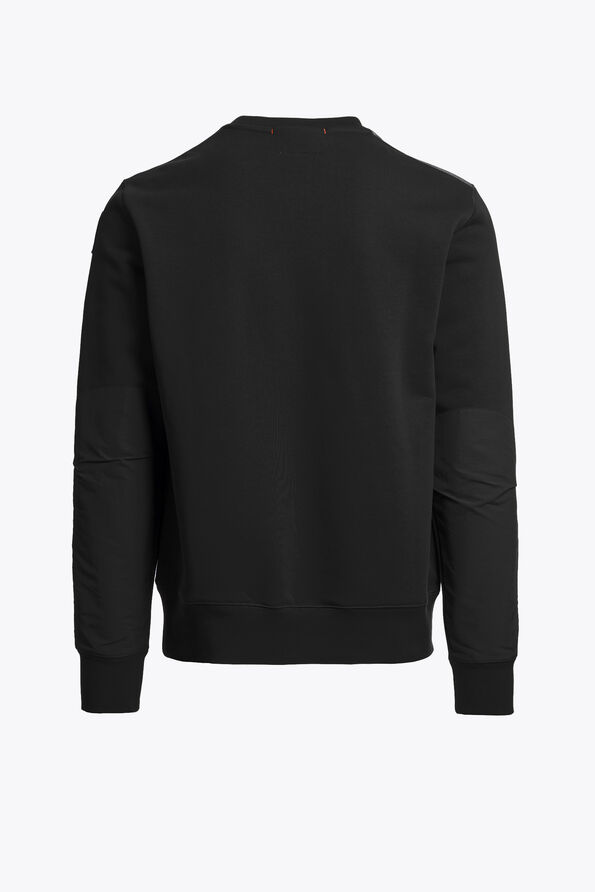 Parajumpers FERGUS - RUNDHALS-SWEATSHIRT BLACK 26WMPMFLRE01P370541