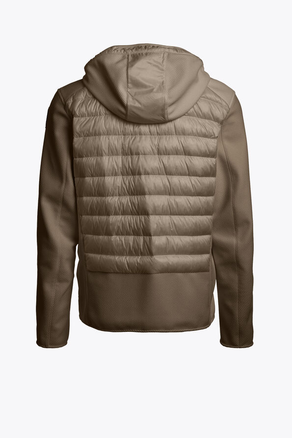 Parajumpers NOLAN - HYBRID JACKET SLATE MUD 26WMPMHYWU02P100128