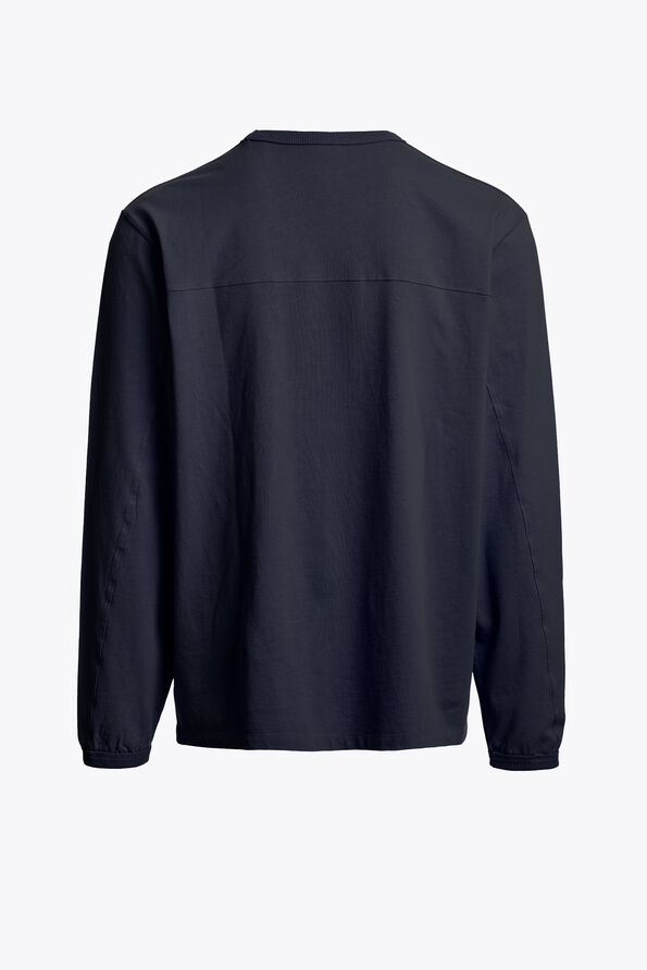 Parajumpers CASPIAN - T-SHIRT MANCHES LONGUES BLUE NAVY 26WMPMTSRJ03P200316