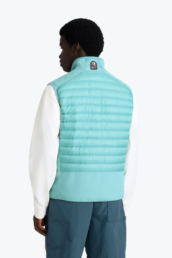 Parajumpers ZAVIER - HYBRIDE BODYWARMER LICHEN KHAKI 26SMPMHYWU03P050284