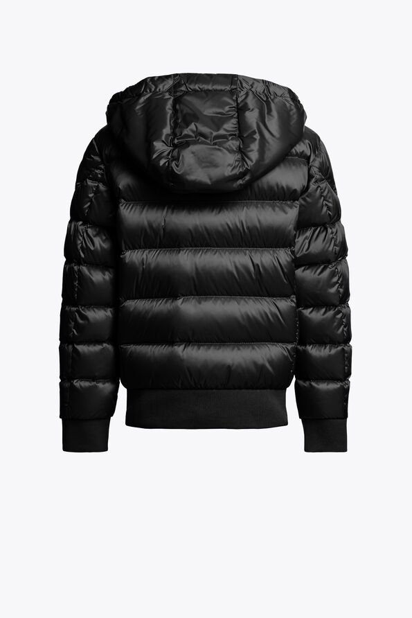 Parajumpers PHARRELL - HOODED BOMBER BLACK 26WMPBPUSX73PBC0541