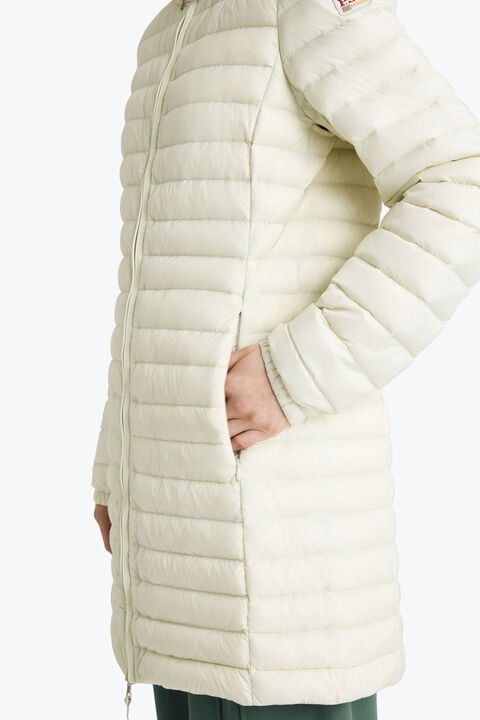 Parajumpers MEREDITH - HOODED DOWN JACKET MOSSY CHALK 26SMPWPUSL32P530277