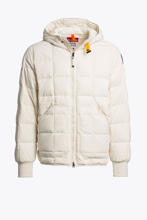 Parajumpers NIPAWIN - HOODED JACKET WARM IVORY 26WMPMPUQD03P330132